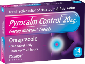 Heartburn Tablets | Omeprazole 20mg | Pyrocalm Control