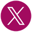 x logo pink